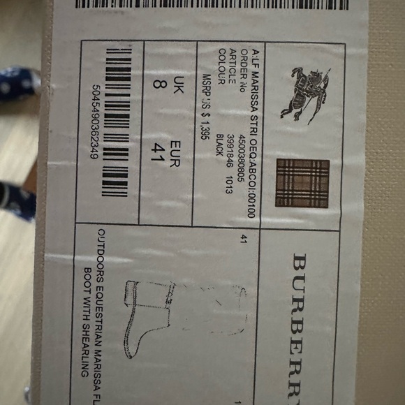 Burberry boots like new size 41 - Picture 5 of 5